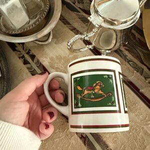 Festive Rocking Horse Mug